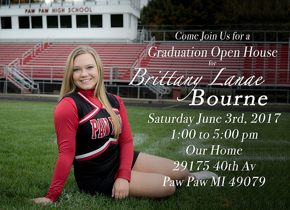 grad card front