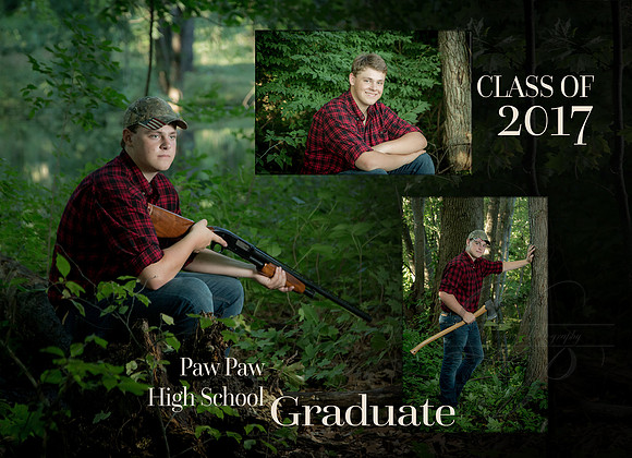 grad card back